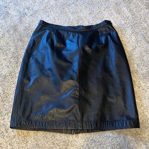 Blushe leather skirt